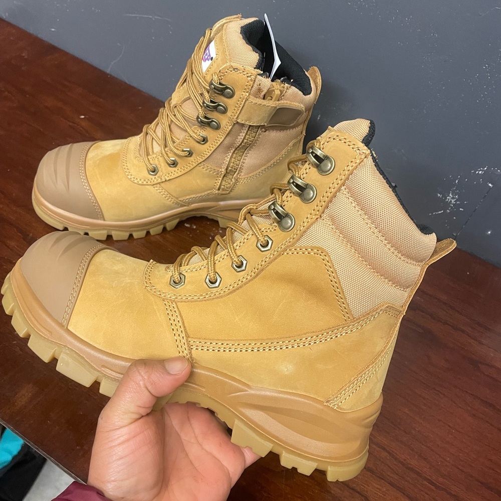 Work boots steel toe waterproof